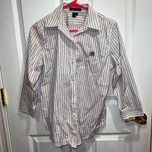 Women's Medium Ralph Lauren Long-sleeved Button Down